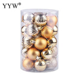 Christmas tree ball ornament 34 pieces