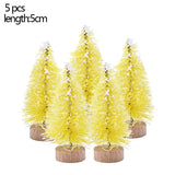 mini christmas tree 5 pieces