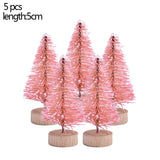 mini christmas tree 5 pieces