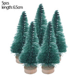 mini christmas tree 5 pieces