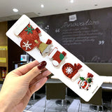 Christmas patterned buckle