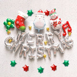 'Merry Christmas' written balloon